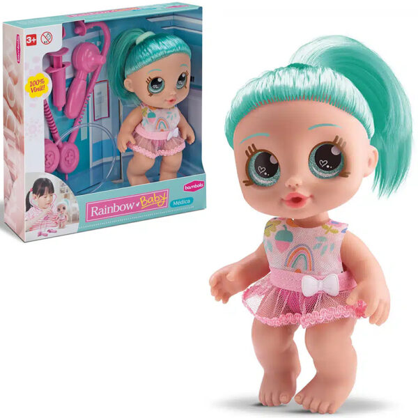 BONECA BABY RAINBOW DODOI