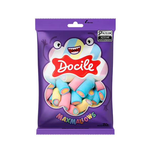 MAXMALLOWS TUBO COLOR  250G DOCILE