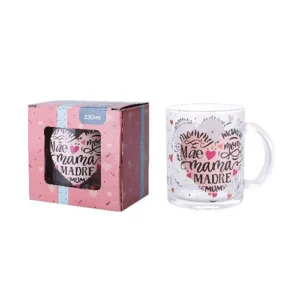 Caneca de Vidro Mãe 330ml –Dolce Home
