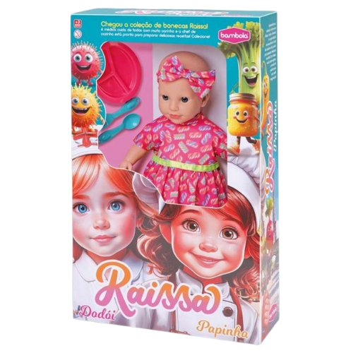 Boneca Raissa – Papinha ou Dodói – Bambola