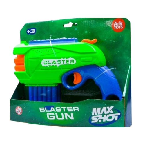 Pistola Lança Dardos 6 tiros – Ark Toys